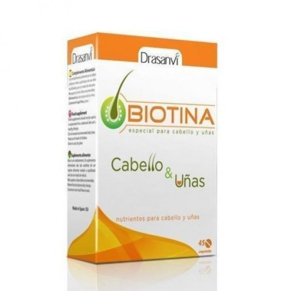 Biotina 400 Mcg 45 Comprimidos Drasanvi Biotina 400 Mcg 45 Comprimidos Drasanvi