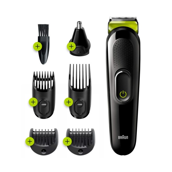 Braun mgk3221 recortadora todo en uno con 5 accesorios