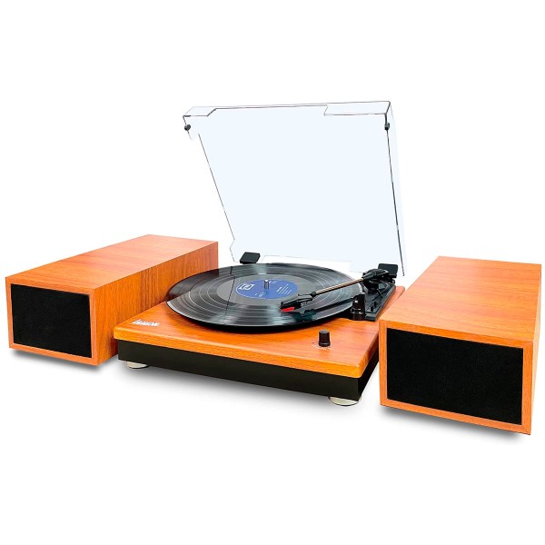 Lauson cl616 oak / tocadiscos con altavoces